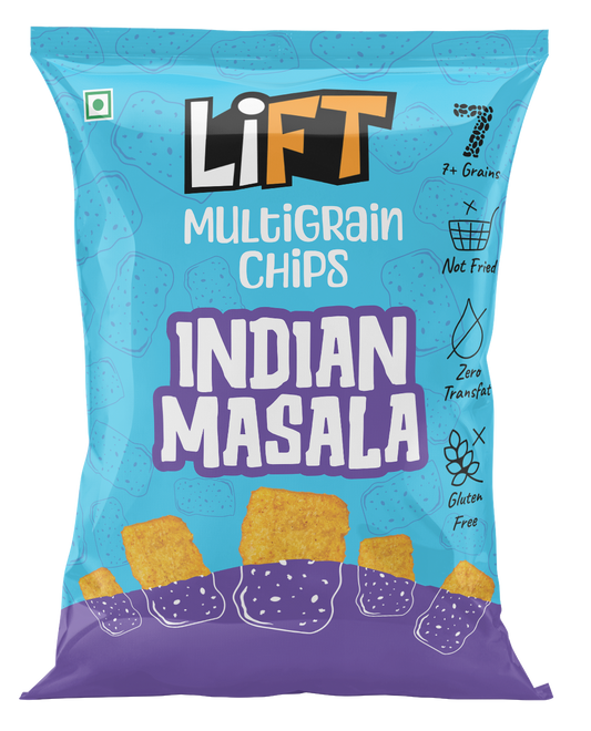 LiFT Multigrain Chips - Indian Masala (Pack of 12)